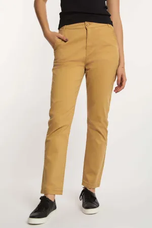 Men Denim Slim Fit Yellow