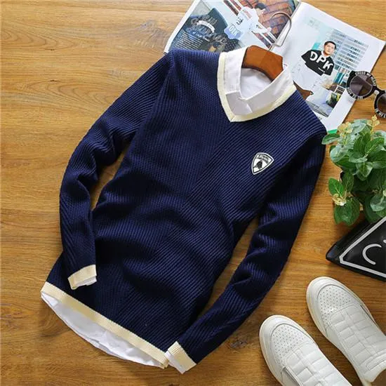 Men's V-Neck Pullover