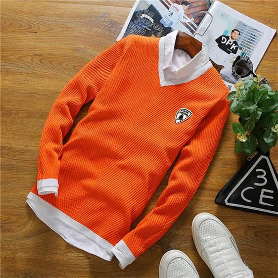Men's V-Neck Pullover