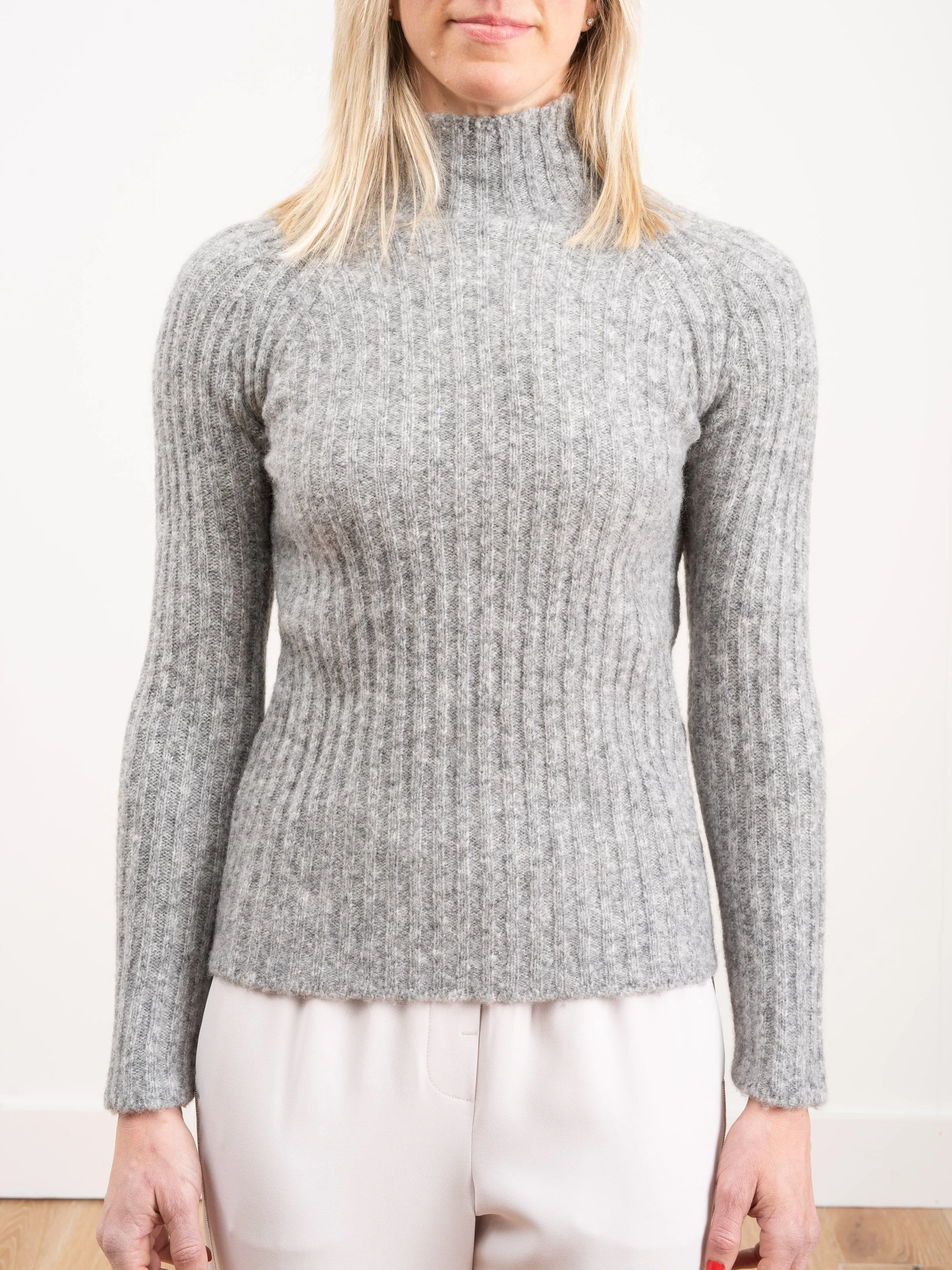 merino ribbed turtleneck