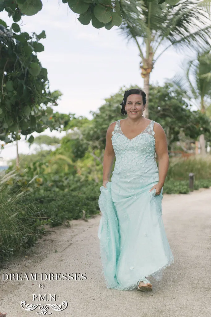 Mermaid Wedding Dress with Illusion Back (#JUDY)