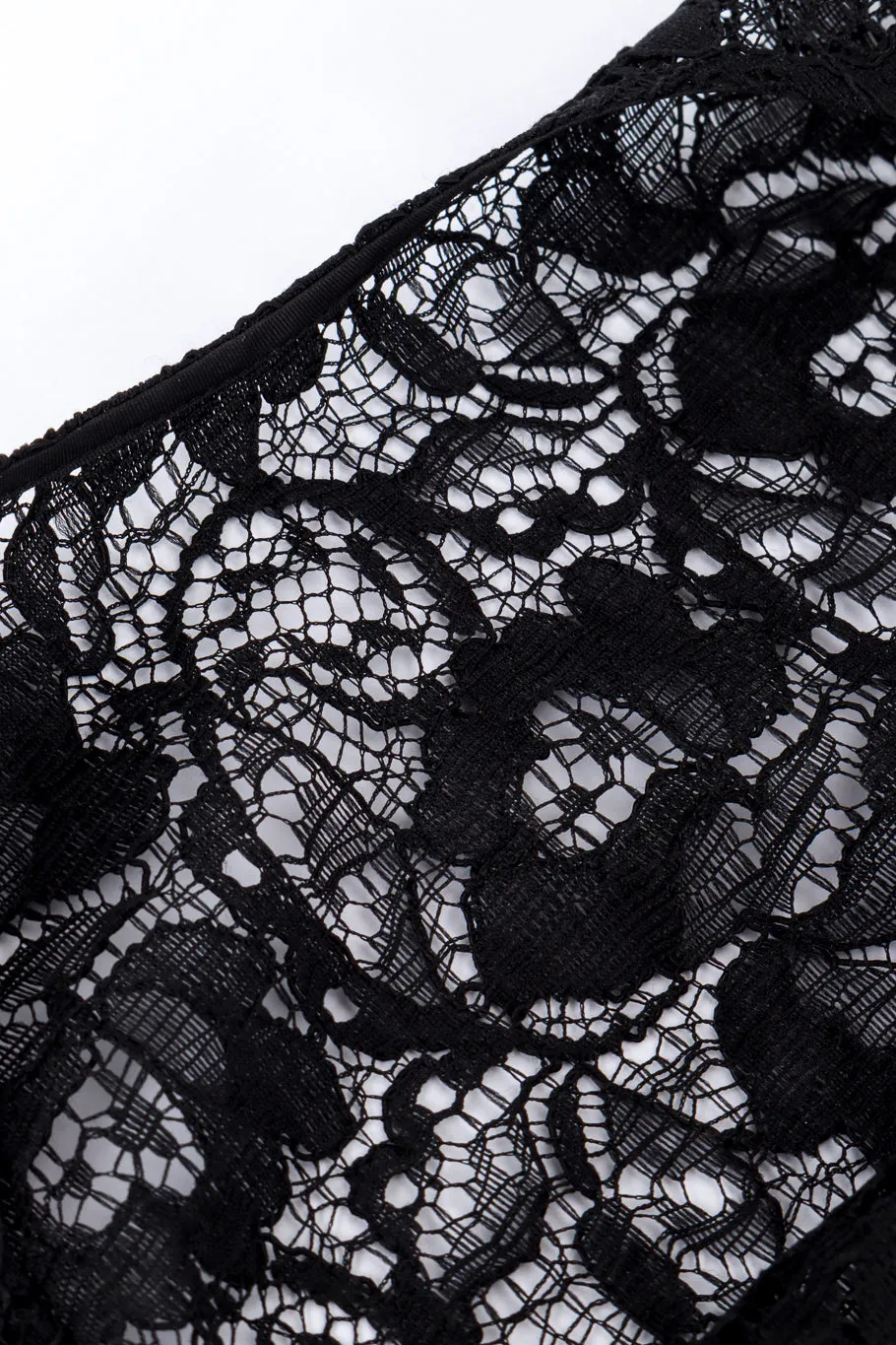Metal Mesh Rose Lace Dress