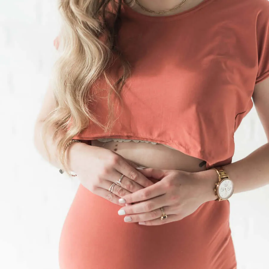 MILA PENCIL SKIRT- ROUGE