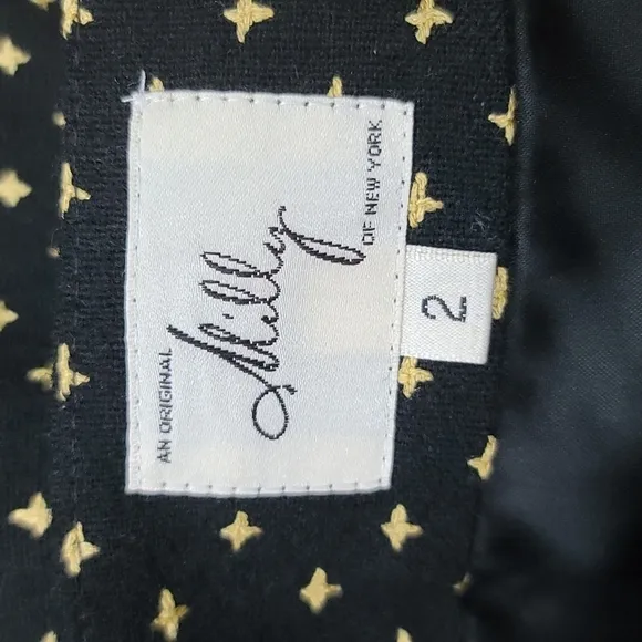 Milly of New York Wool Pencil Skirt
