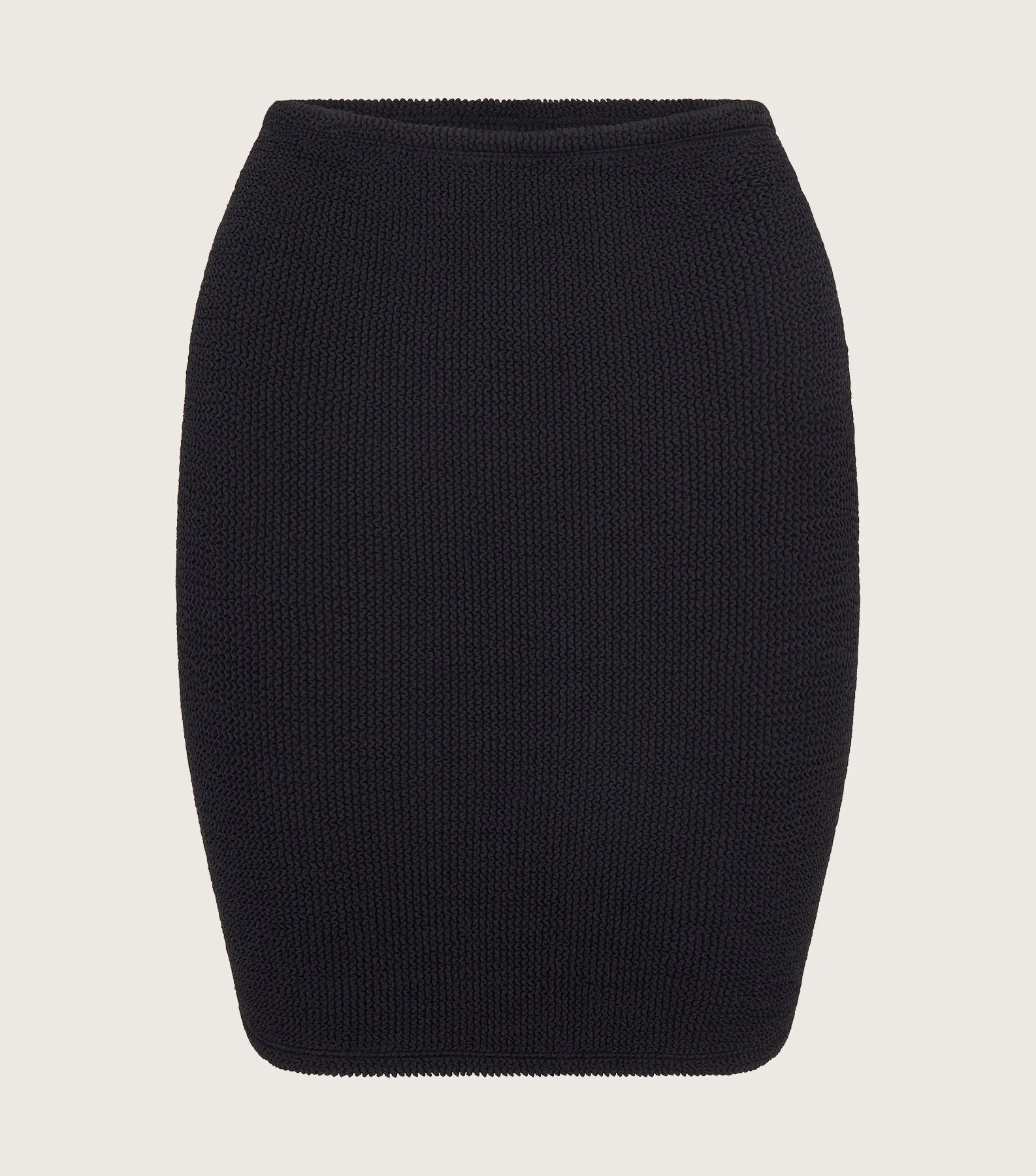 Mini Skirt/Strapless Tube Top - Black