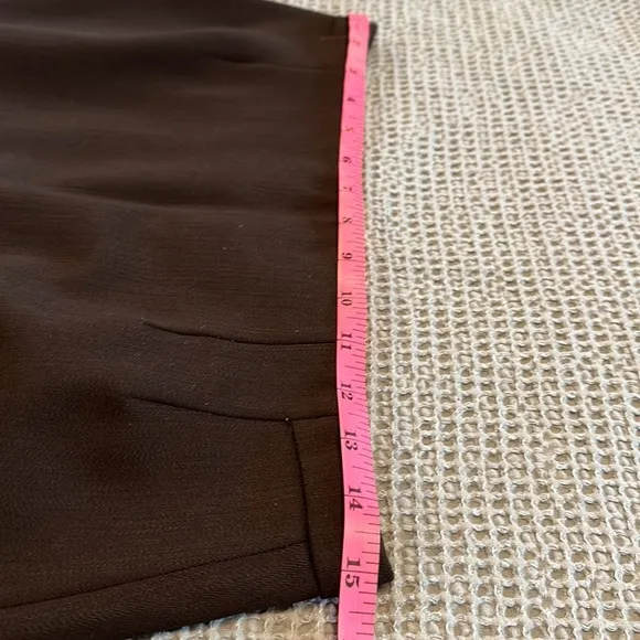 M.M. LaFleur Lined Brown Pencil Skirt - Size 8