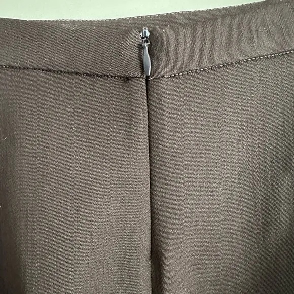 M.M. LaFleur Lined Brown Pencil Skirt - Size 8