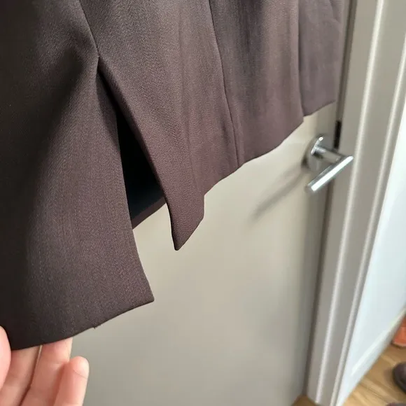M.M. LaFleur Lined Brown Pencil Skirt - Size 8