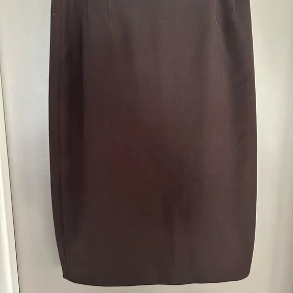 M.M. LaFleur Lined Brown Pencil Skirt - Size 8