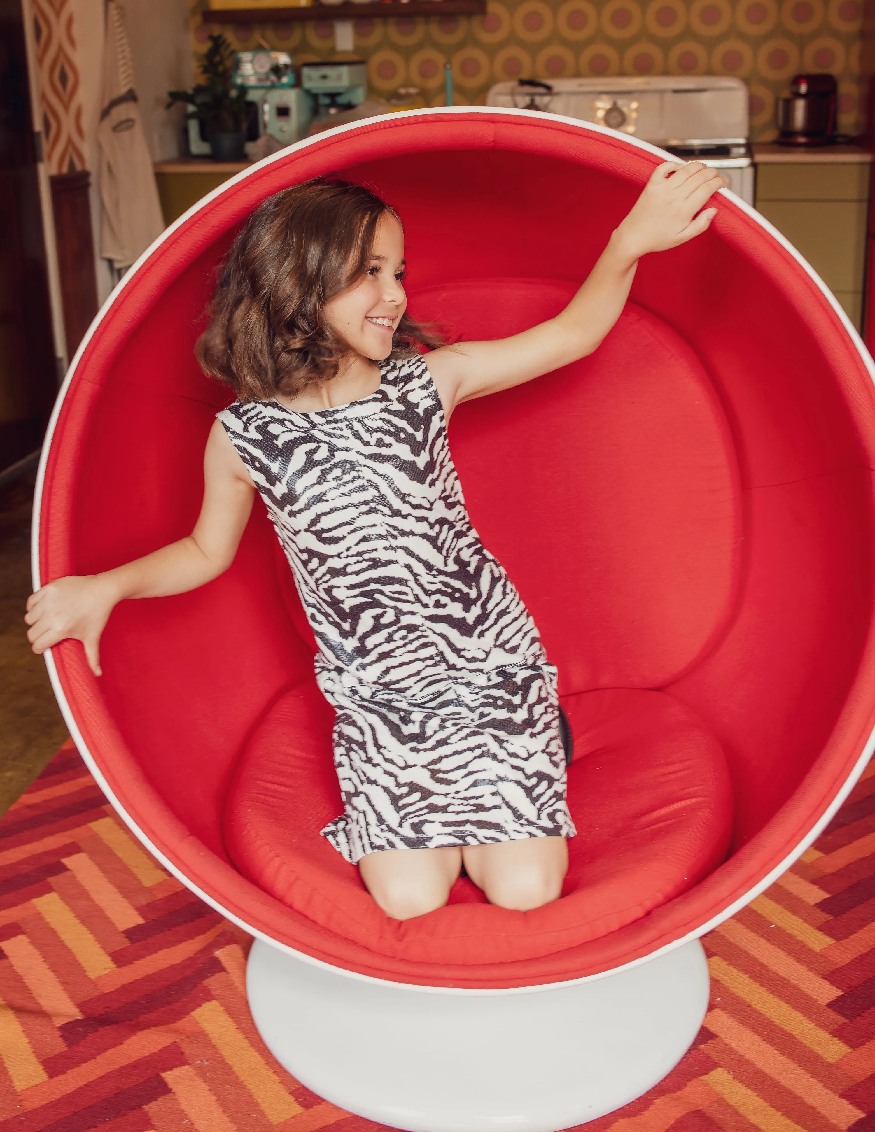 MOD DRESS ZEBRA