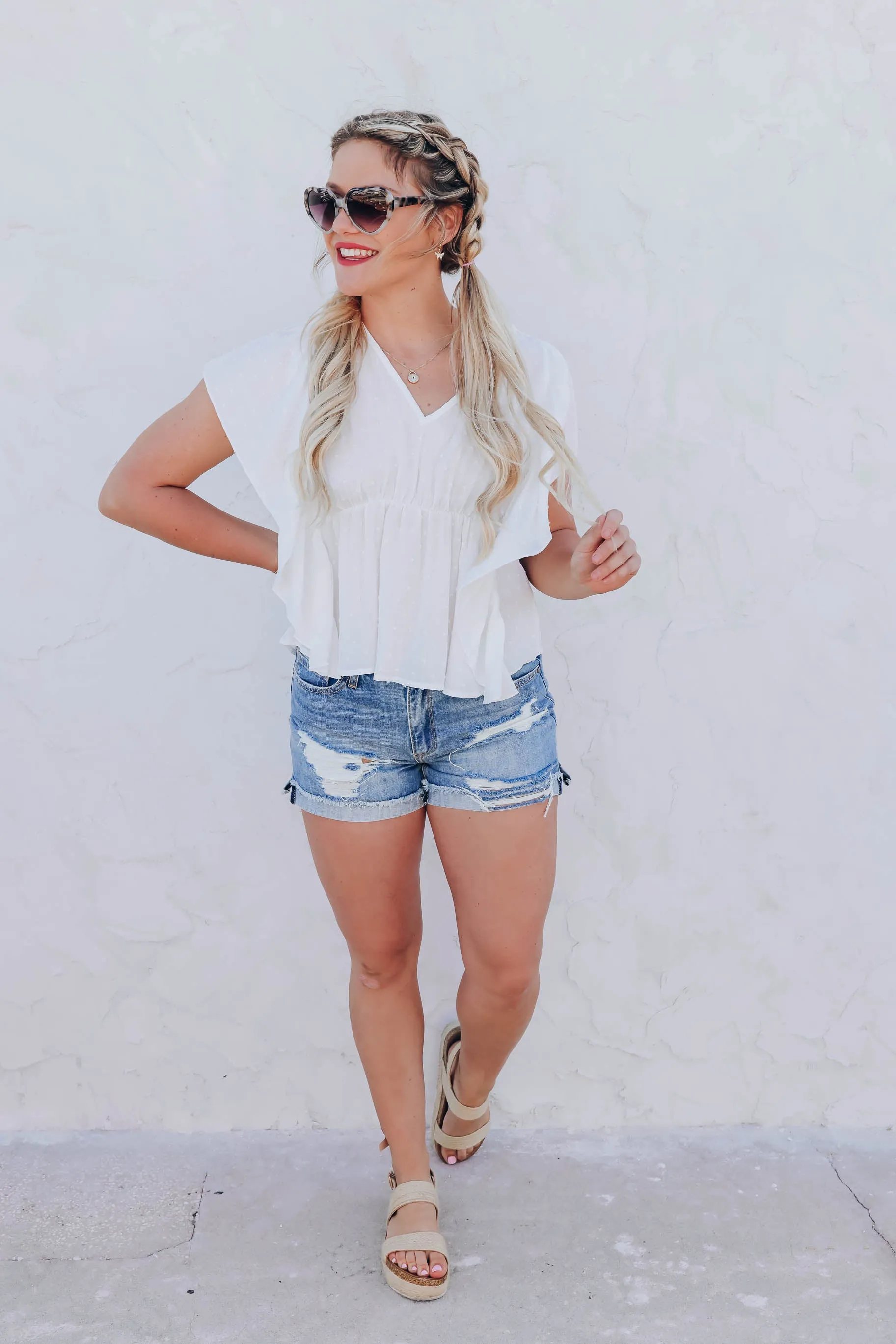 Monaco Open Back Blouse