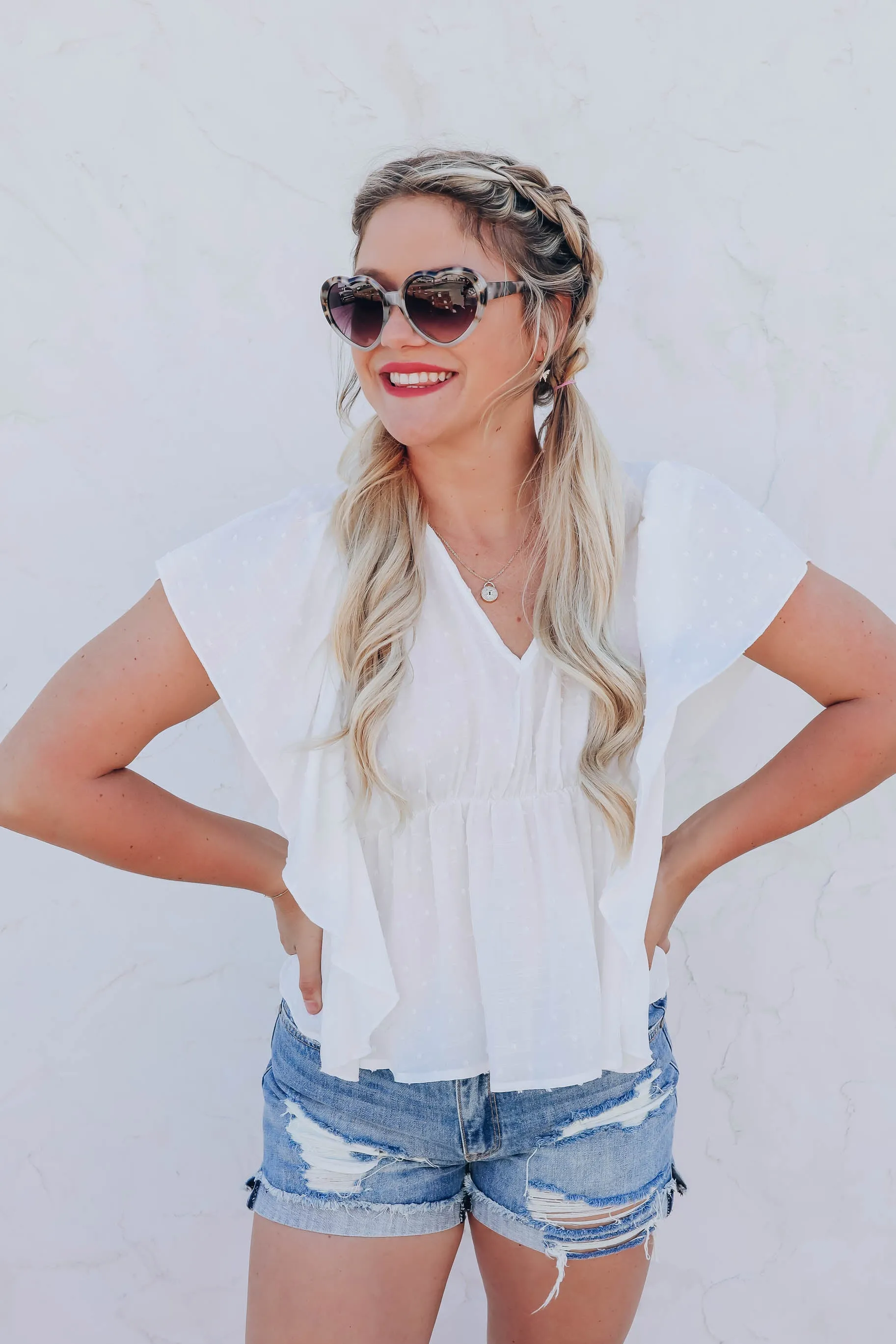 Monaco Open Back Blouse