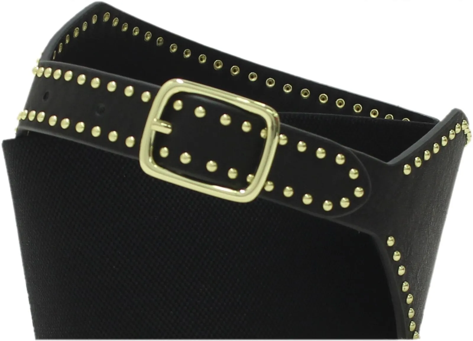 Mossimo Women's Wide Stretch Belt with Gold Studs