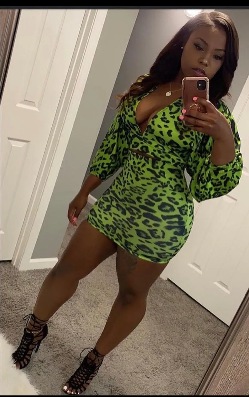 Neon Cheetah Skirt Set