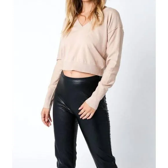 NEW OLIVACEOUS loren sweater in taupe