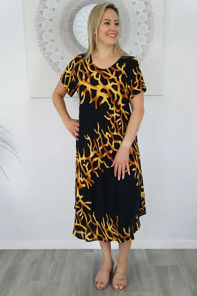 Newport Dress "Flame"