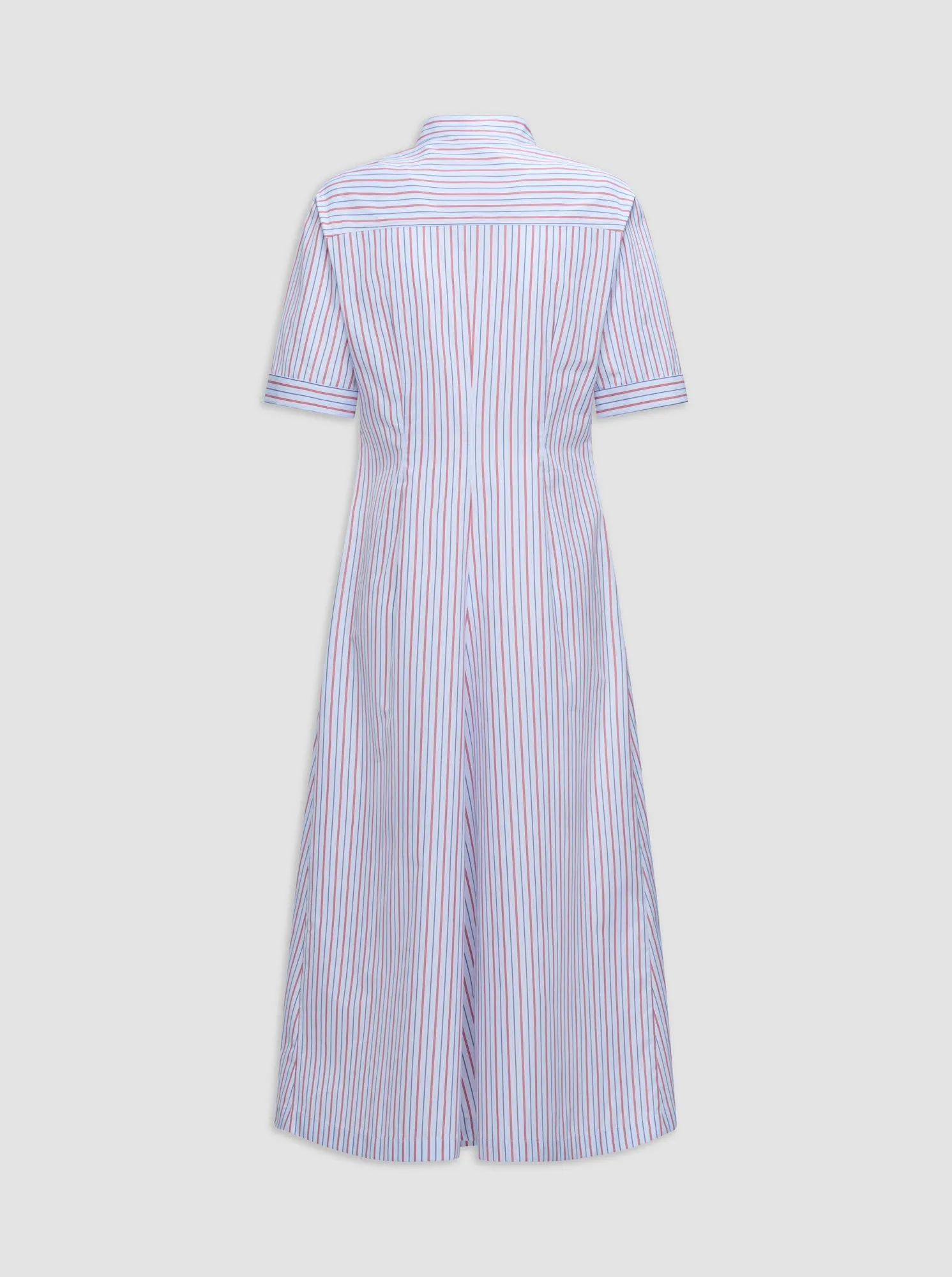 NOOR Shirtdress White/red stripe