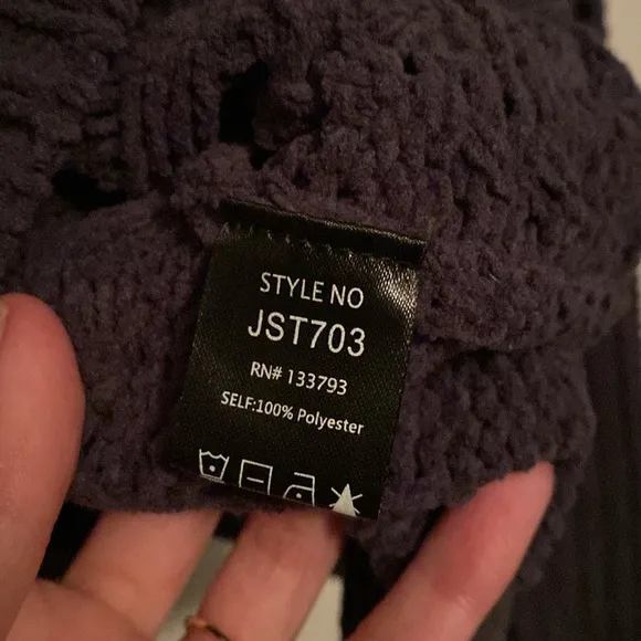 NWOT POL Long Sleeve Turtleneck Knit Chenille Sweater