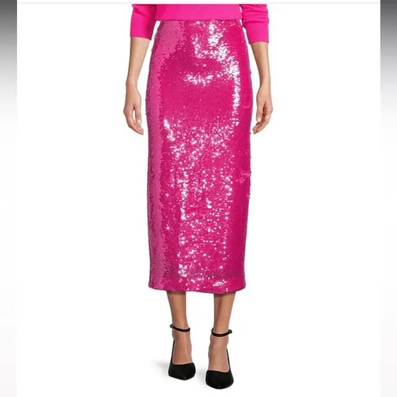 NWT Antonio MelaniIman Sequin Pencil Midi Skirt