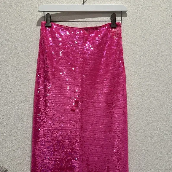 NWT Antonio MelaniIman Sequin Pencil Midi Skirt