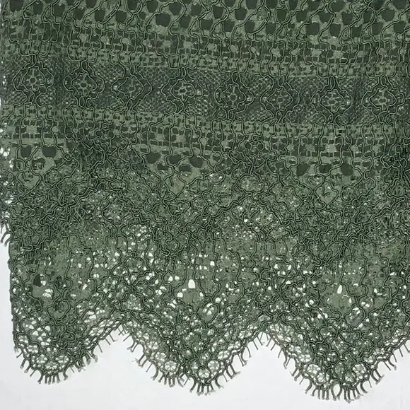 NWT Banana Republic Olive Green Lace Pencil Skirt - Size 4