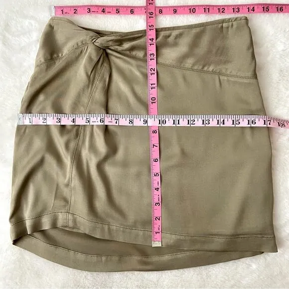 NWT Free People Olive Green Mini Skirt Size 6 (NWT)