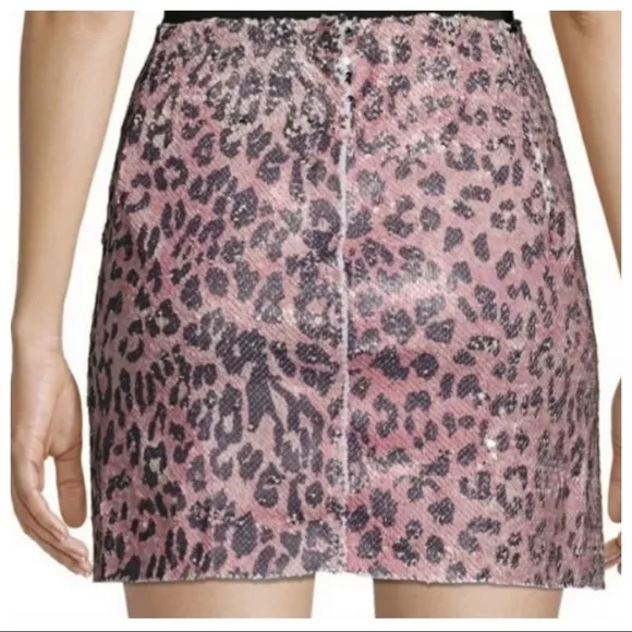 NWT. Free People Sequin Mini Skirt. Size 0.