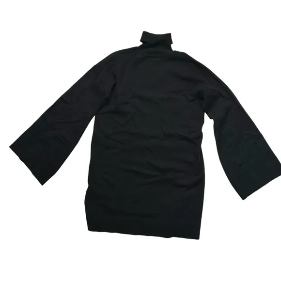 NWT! LPA Turtleneck Sweater with Flared Sleeves in Black Sz L