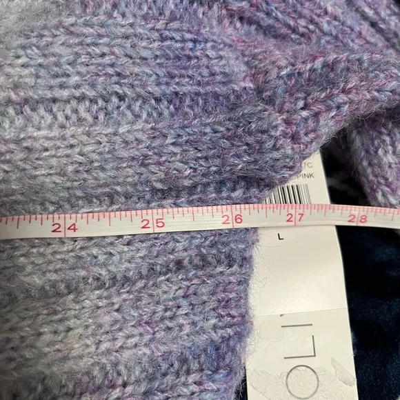 NWT! Olivia Sky Tie Die Oversized Turtleneck Sweater 20-26”