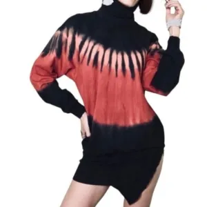 NWT Young Fabulous &amp; Broke Tie Dye Turtleneck Sweater Dress