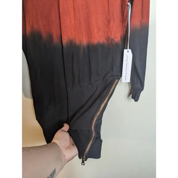 NWT Young Fabulous &amp; Broke Tie Dye Turtleneck Sweater Dress