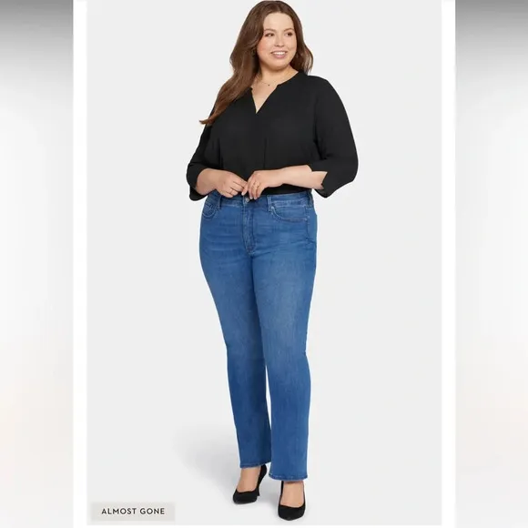 NYDJ Petite Le Silhouette Slim Bootcut High Rise Jeans Amour Size 14P NWT