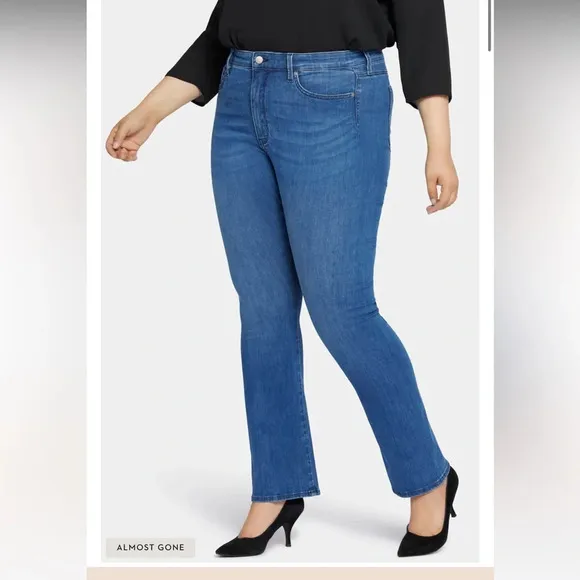 NYDJ Petite Le Silhouette Slim Bootcut High Rise Jeans Amour Size 14P NWT
