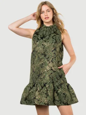 Olive Damask