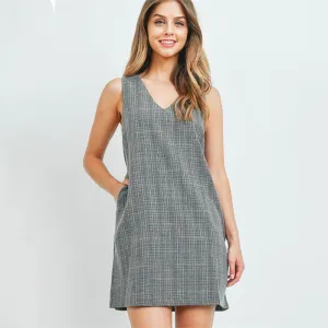 Olivia Plaid Shift Dress