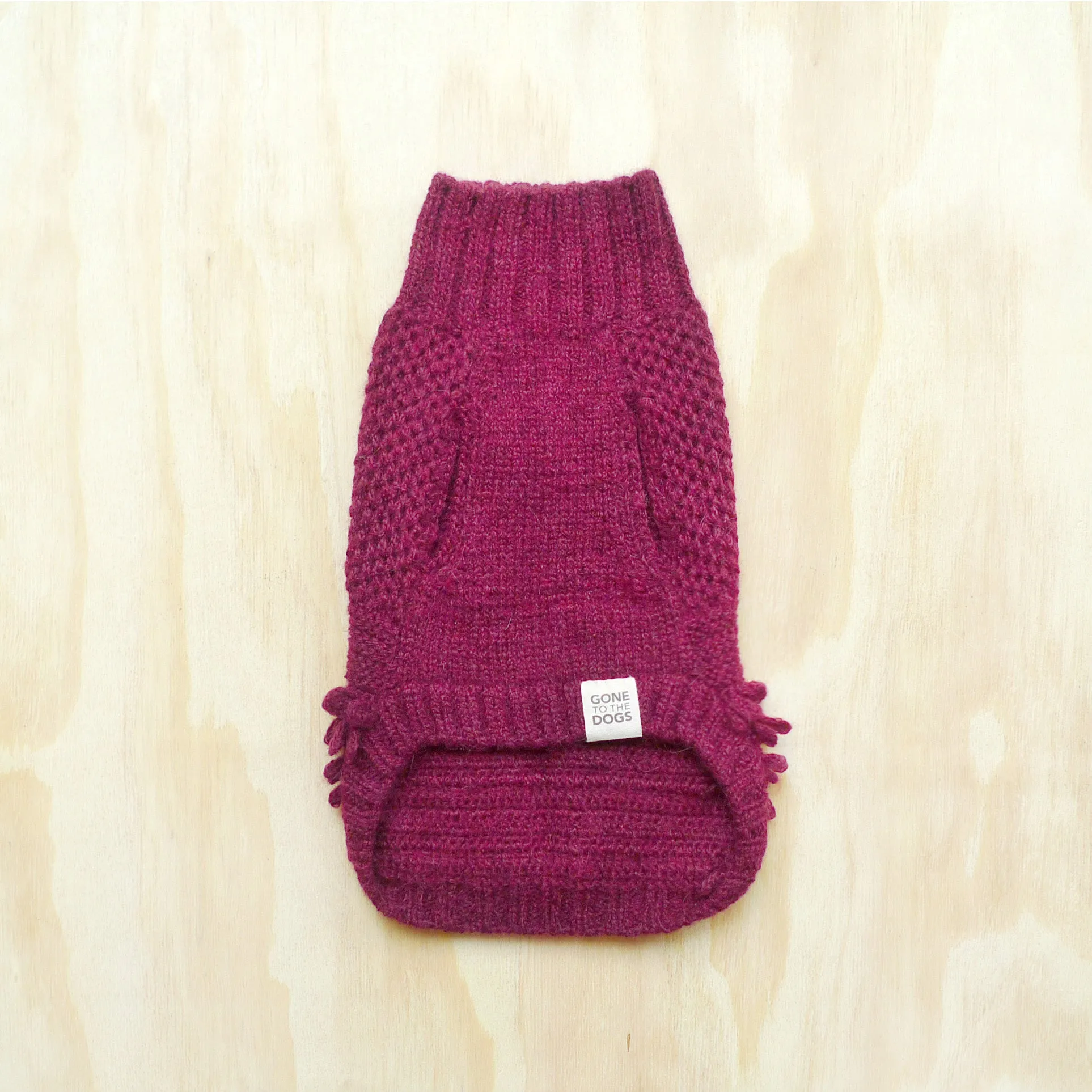 Ollie Turtleneck Sweater - Burgundy