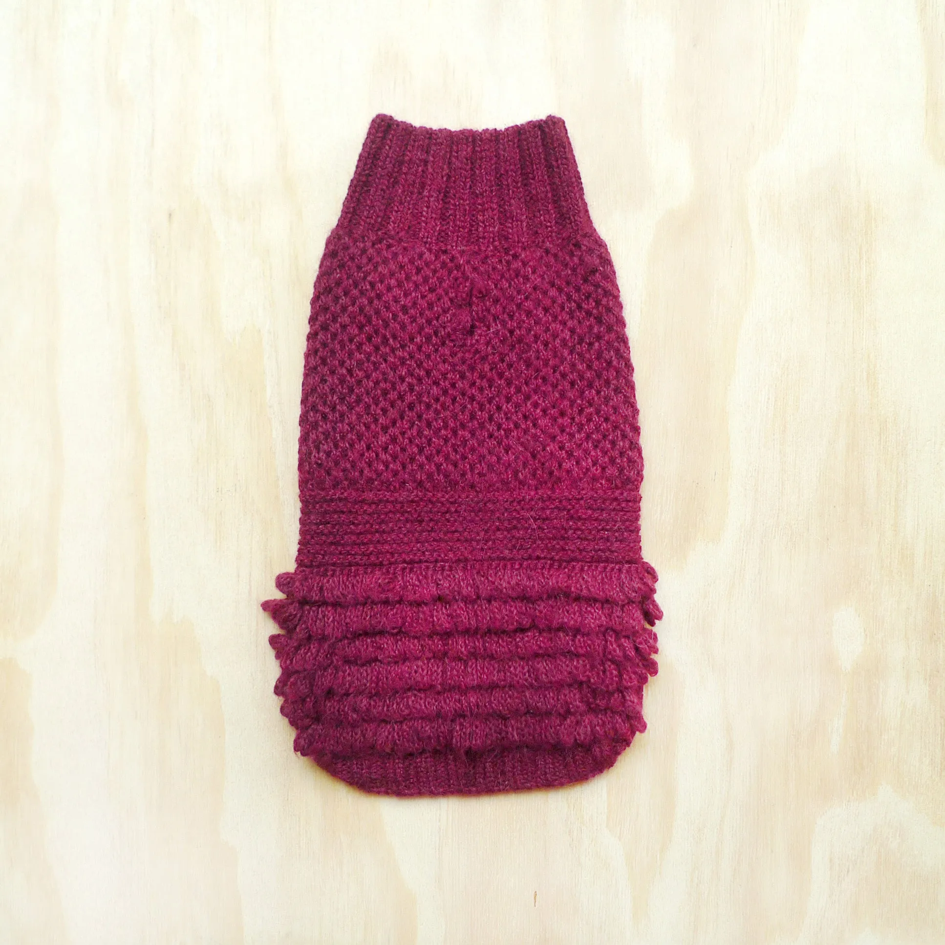Ollie Turtleneck Sweater - Burgundy