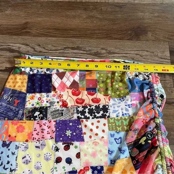 OMighty patchwork mini skirt L