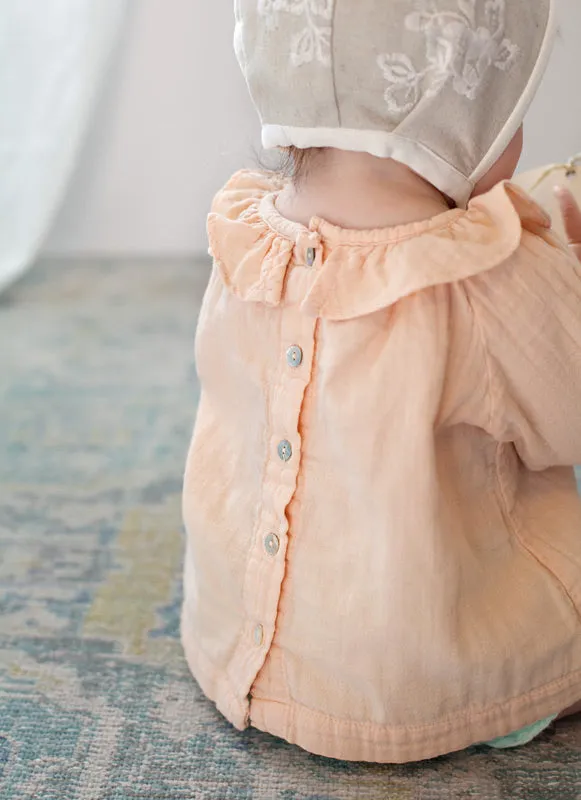 Organic Cotton Blouse, Appleblossom