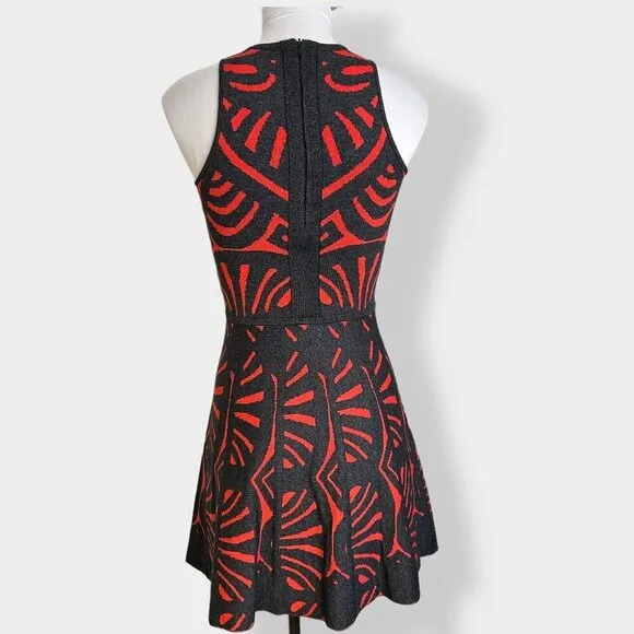Parker Clarence Fit and Flare Sweater Dress
