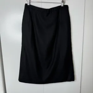 Pendelton - 100% Virgin Wool Midi Pencil Skirt Black - US 12