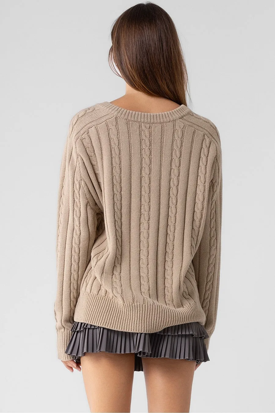 Penny Cable Knit Sweater