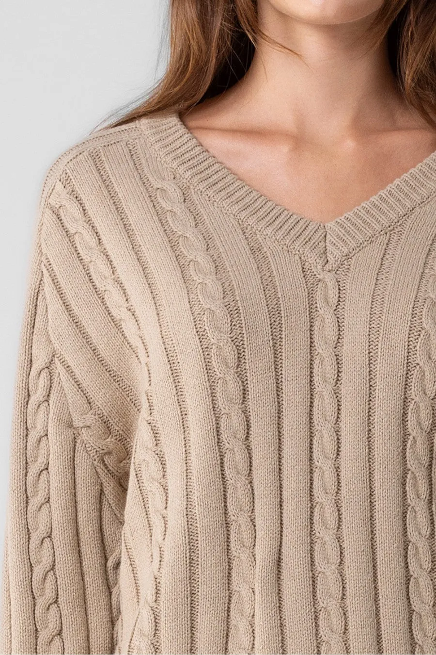 Penny Cable Knit Sweater