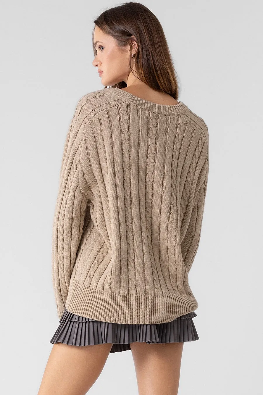 Penny Cable Knit Sweater