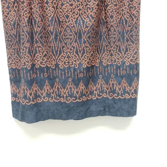 Peruvian Connection Batik Shift Dress Size 10