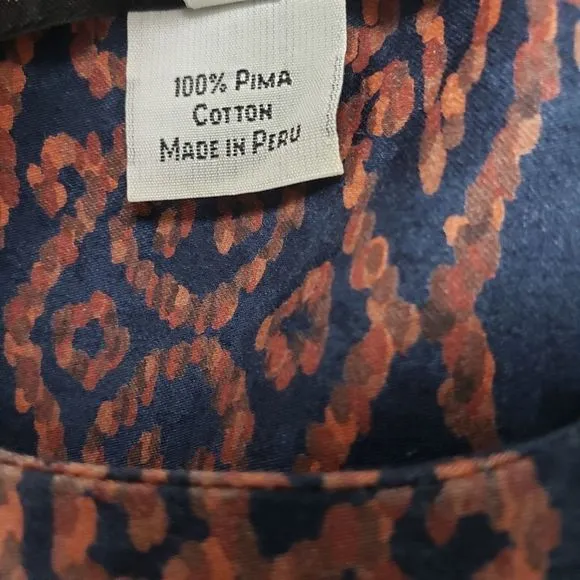 Peruvian Connection Batik Shift Dress Size 10