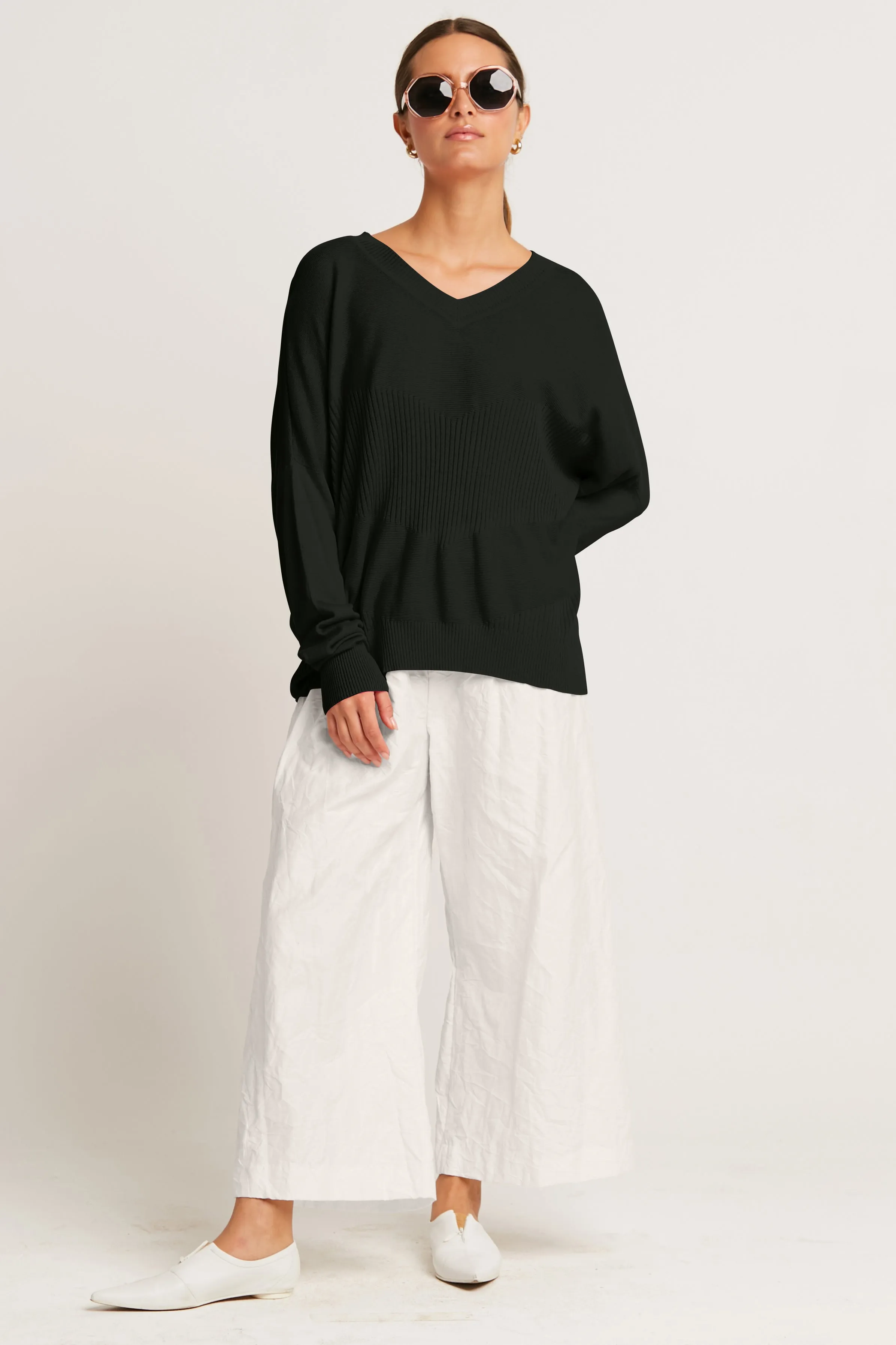 Pima Cotton Summer Love V Neck Sweater