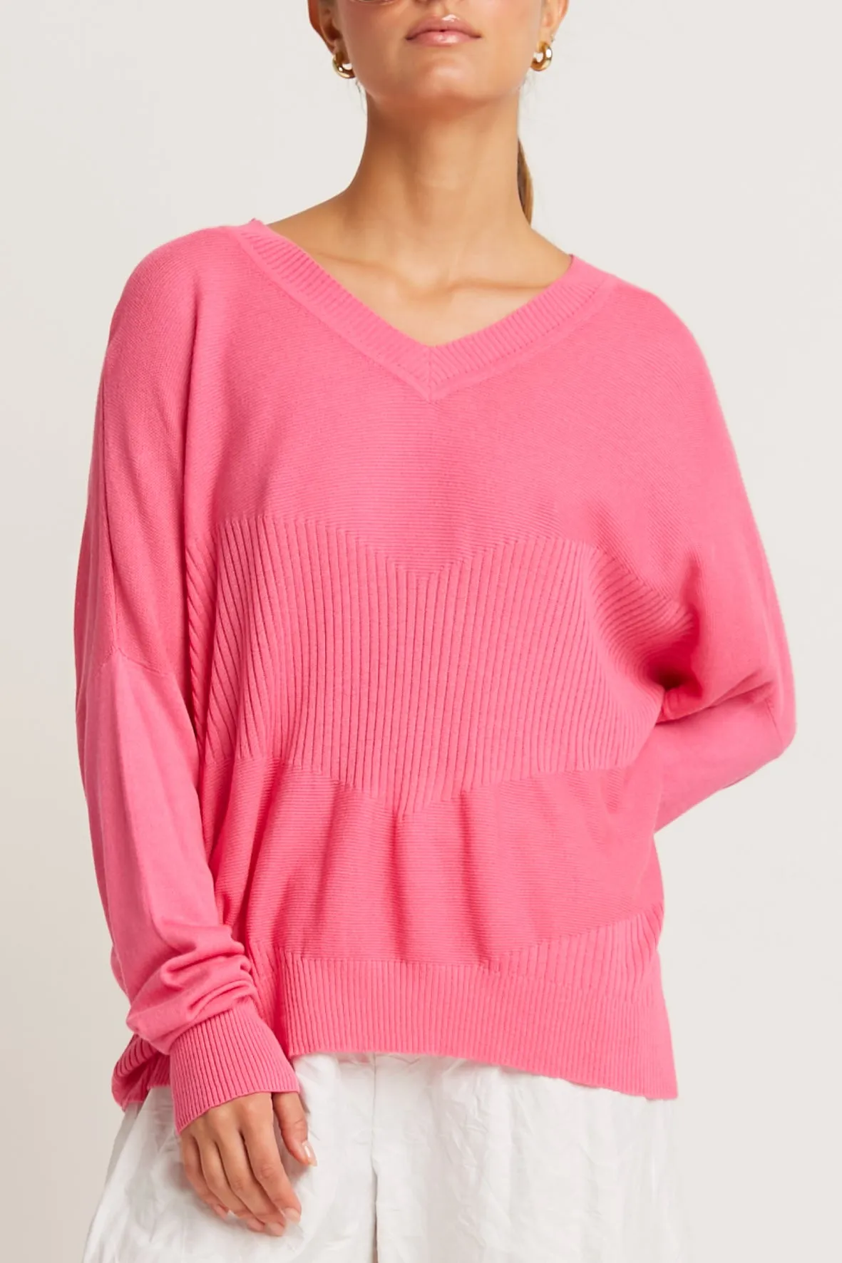 Pima Cotton Summer Love V Neck Sweater