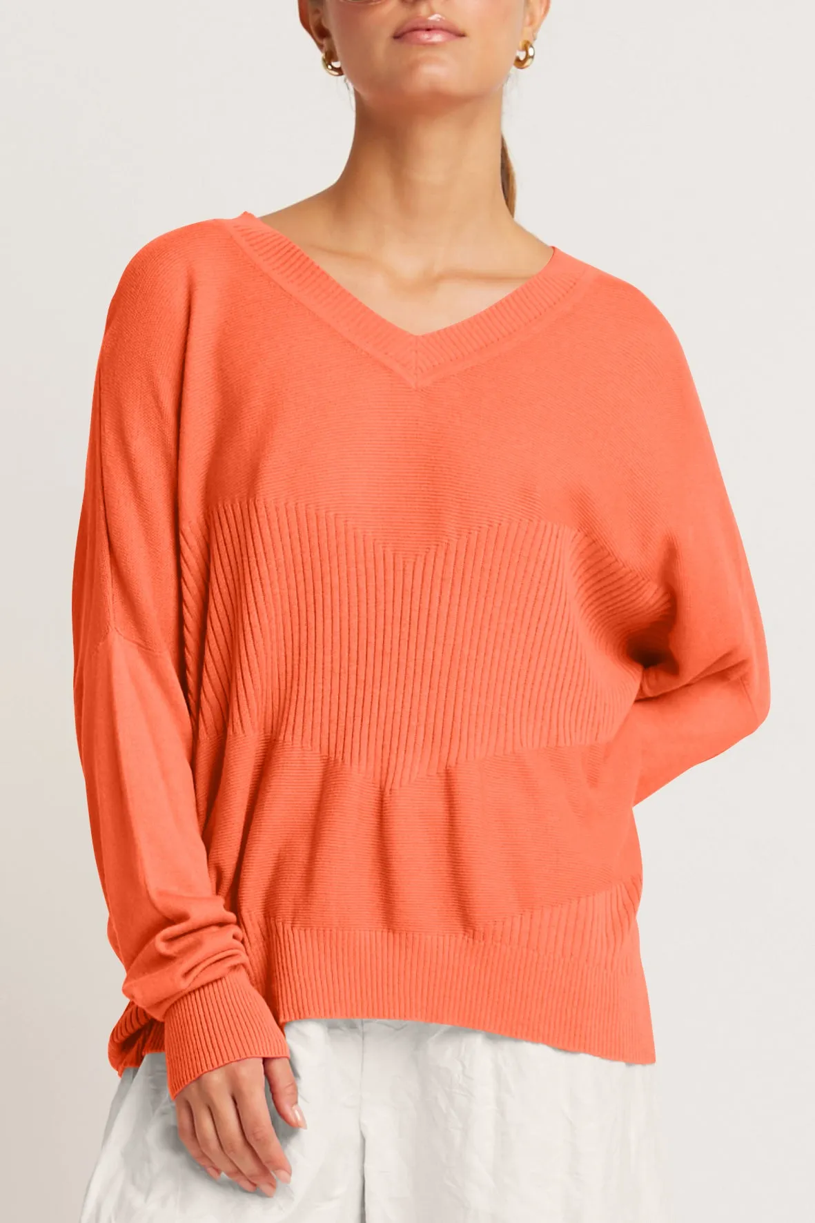 Pima Cotton Summer Love V Neck Sweater