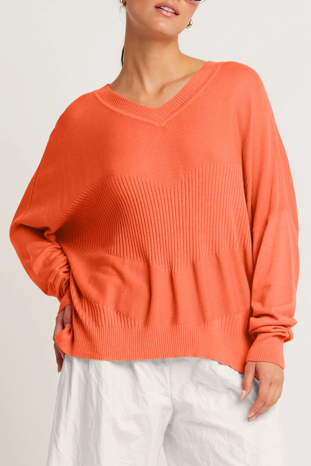 Pima Cotton Summer Love V Neck Sweater